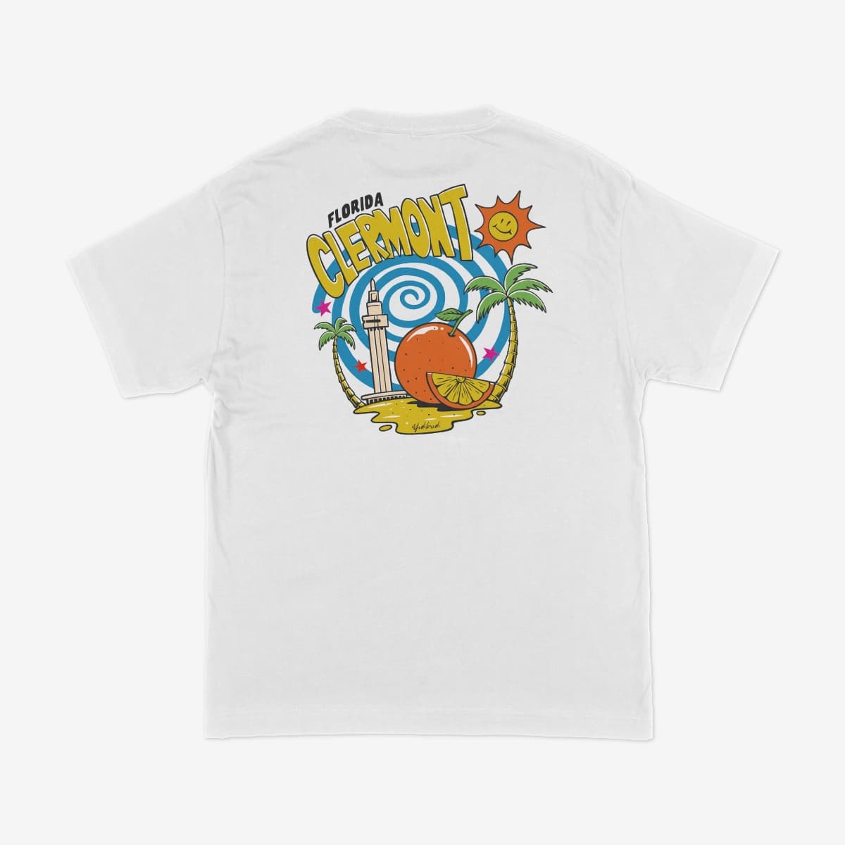 Dizzy Clermont Tee - White - B.webp